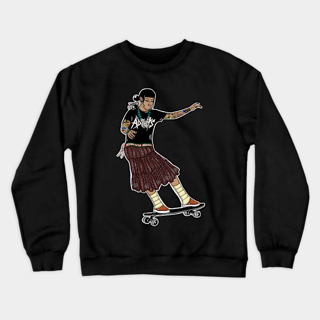 Skate punk Crewneck Sweatshirt by Skidskunx